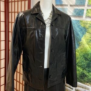 SOLD !! 🔥Leather Moto Jacket